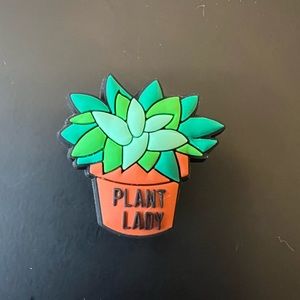 Crocs Jibbitz charm plant lady